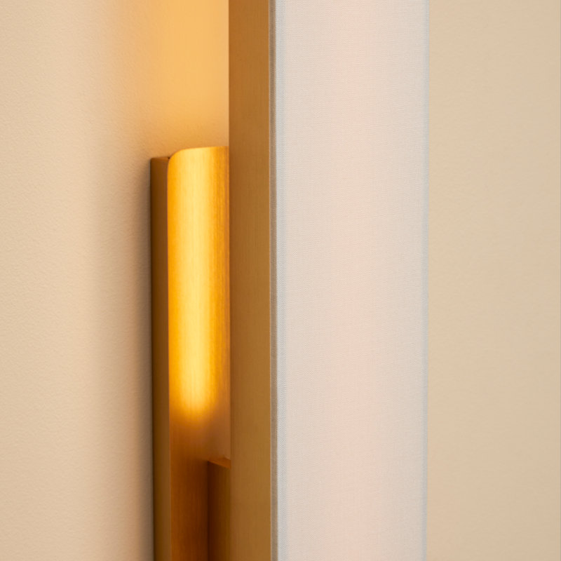 Flush Mounted Sconce Fly Ap Vela, White Calacatta Marble