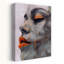 «Orange Dream Profile», art mural contemporain élégant-129476854
