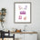 Cadre flottant French Chairs and Poodles, design par Krissy Mast