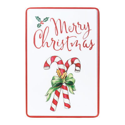 Metal Merry Christmas Plaque 18"H