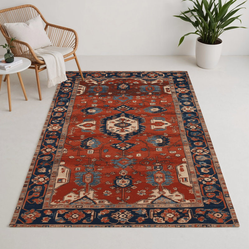 Tapis turc intérieur et extérieur brun, Rectangulaire 3 pi x 5 pi