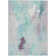 Machine Washable Indoor/Outdoor Xhevrie Teal Rug