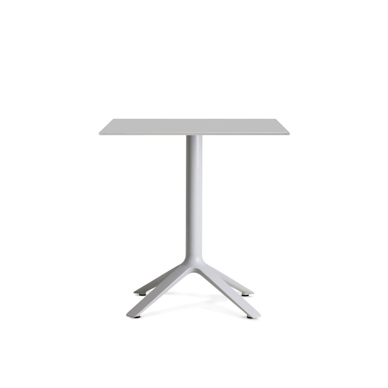 EEX Square Dining Table, Cool Gray, Cool Gray