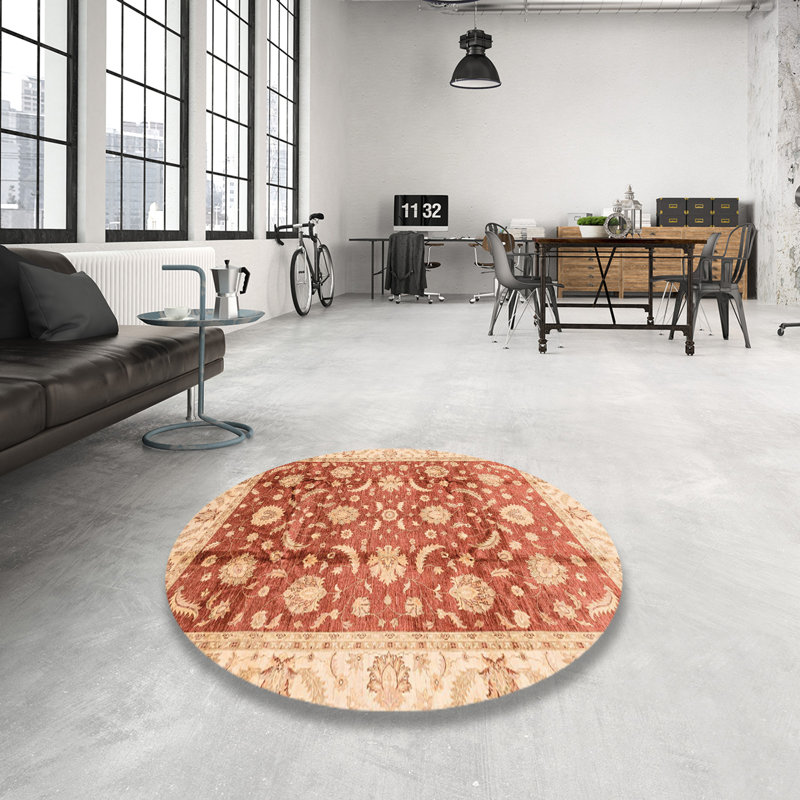 Tapis abstrait moderne 3885, Rond 6 pi
