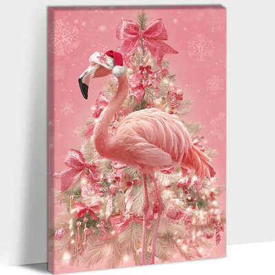 Grand flamant rose, Lilias