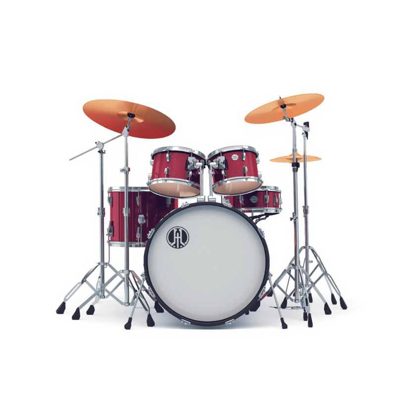 Coussins décoratifs Red Drum Kit, 16 x 16 pouces