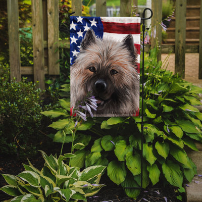 Polyester à 2 côtés 15 x 11 po drapeau de jardin