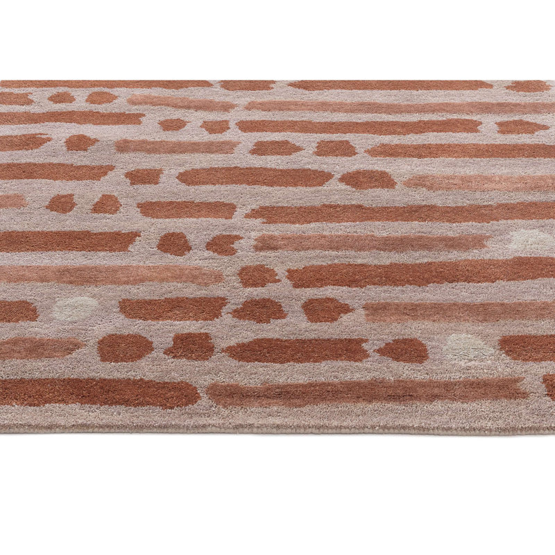 Tapis d'intérieur en laine touffeté à la main, Rectangle 7 pi 6 po x 9 pi 6 po