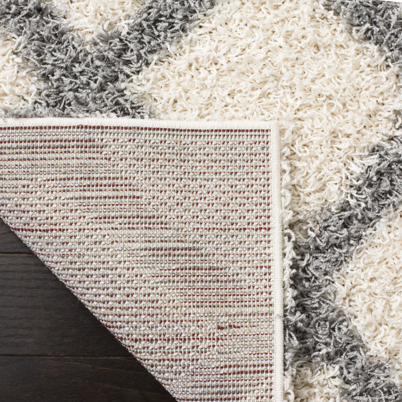 Chihiro Geometric Hand Woven Area Rug, Rectangle 122 x 183 cm