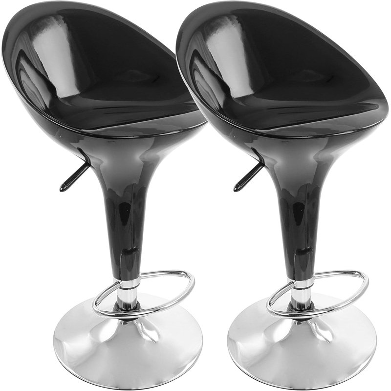 Tabouret de bar réglable 2 pièces Elama