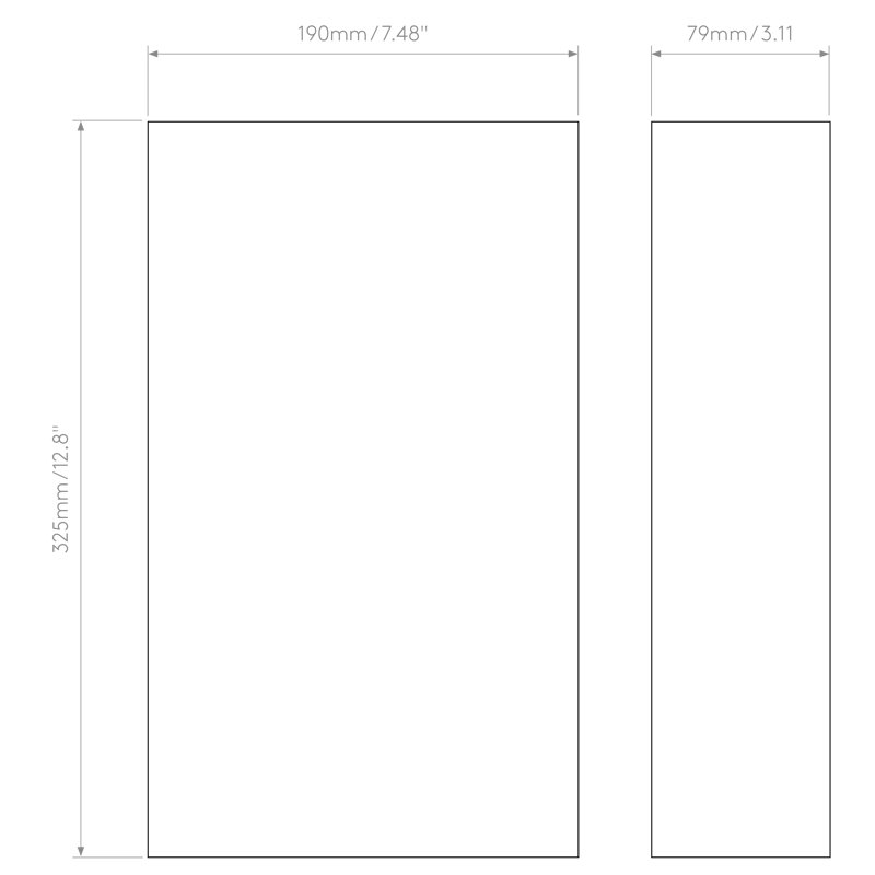 Pella 2 - Light LED Flush Mounted Sconce, 6