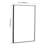 20'' Black Aluminum Frame Bathroom Mirror,Rectangular Wall Mounted Mirror