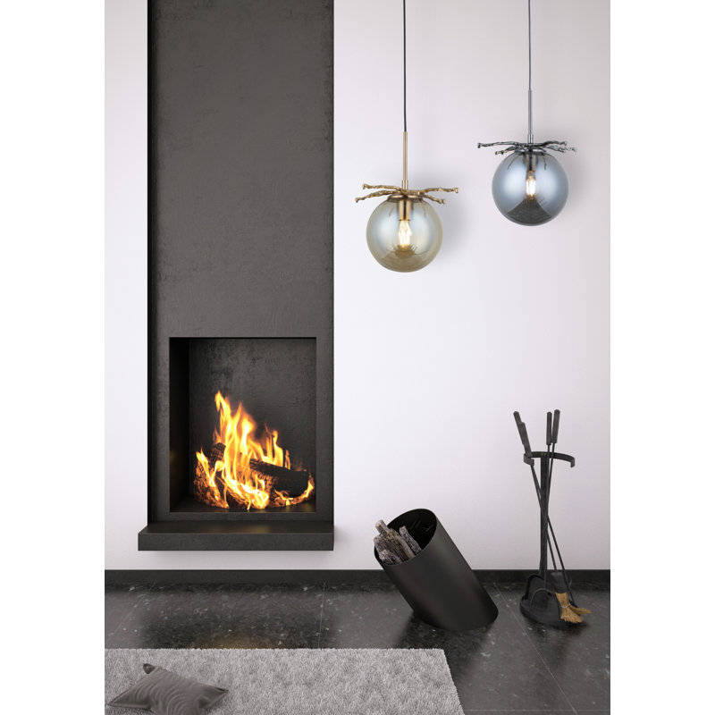 Ouellet 1 - Light Pendant, Satin Brass