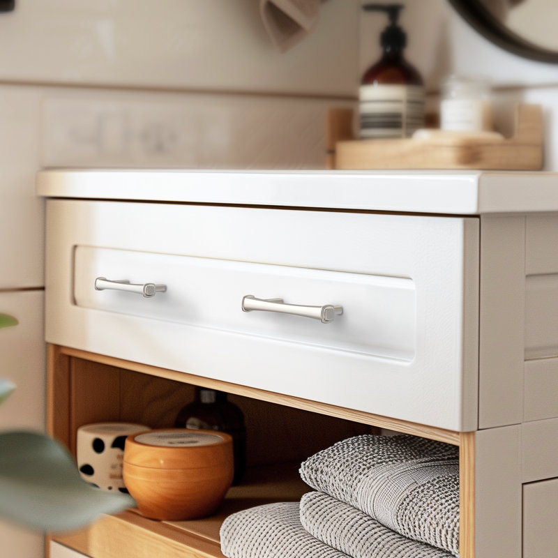 New Collection  Extravagance 3" Center to Center Cabinet Pull Multipack, Brushed Nickel, 3"
