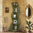 5-Tier Wall Corner Bookshelf With Heavy-Duty Storage For Books And Decor In Compact Spaces.-490398705