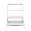 Grand lit escamotable mural avec coussin-2013910387