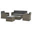 Aalijah 6 Seater Rattan Sofa Set