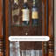 Vitrines en bois massif noisette + verre