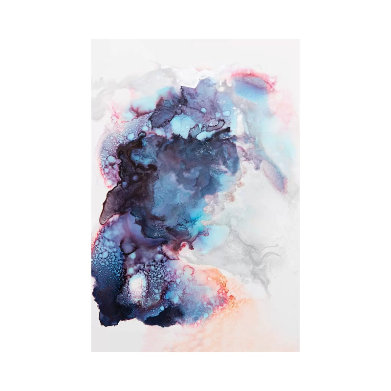 Stormy Sunset by LouLouArtStudio - Wrapped Canvas Painting, 101.6 cm H x 66.04 cm W x 3.175 cm D