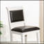 Tabouret de comptoir 24 po, siège en cuir vieilli-24173633-24173638