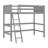 Wood Loft Bed With Ladder-2172207