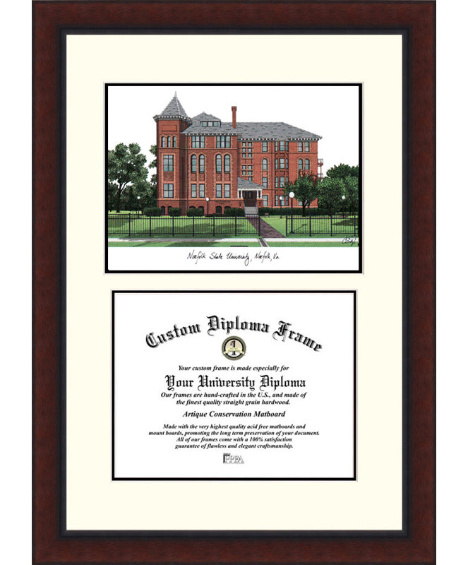 Cadre photo de diplôme de l’état ancien NCAA