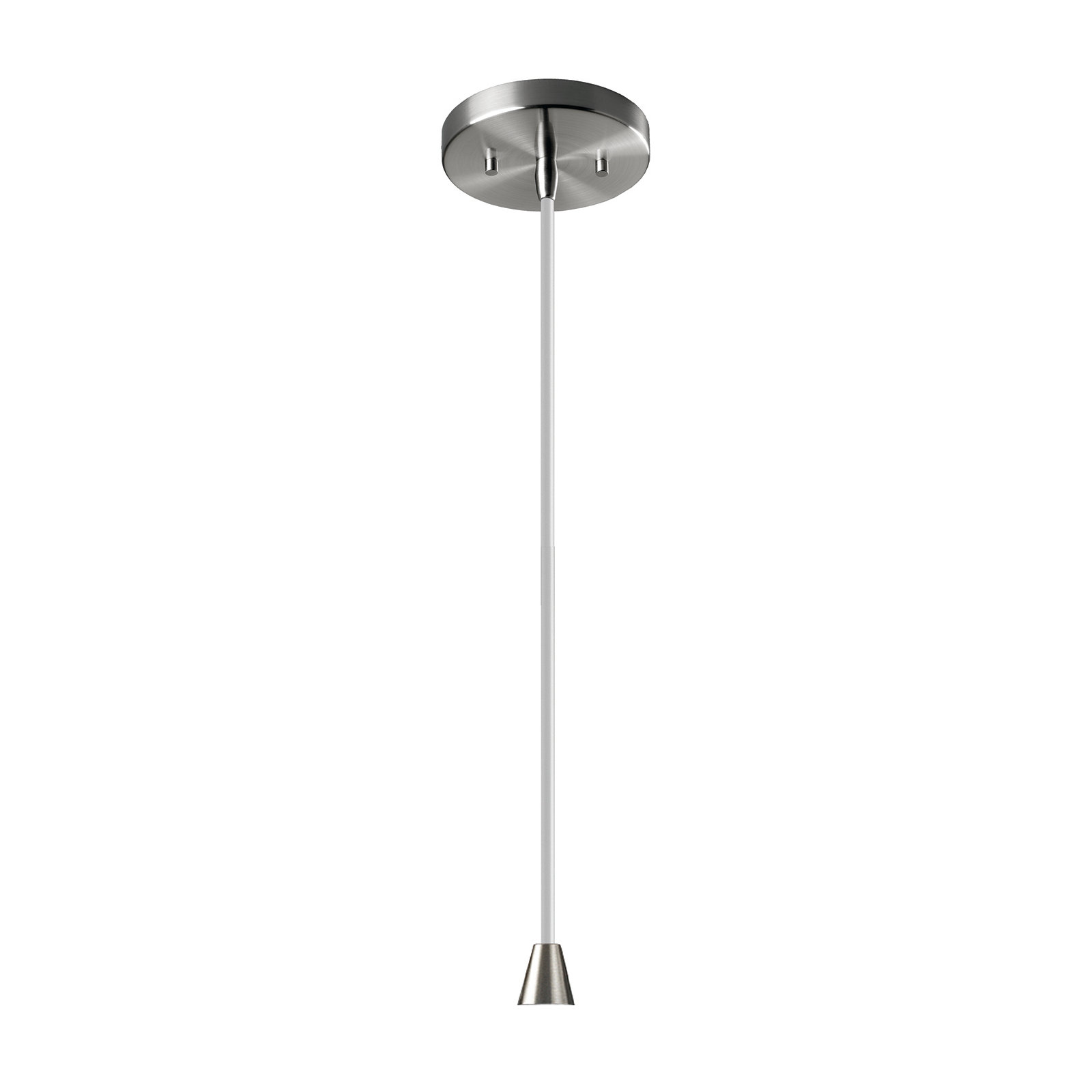 Leni Collection 1 - Light Cone Pendant Accents, Brushed Nickel, Reflecting Pool