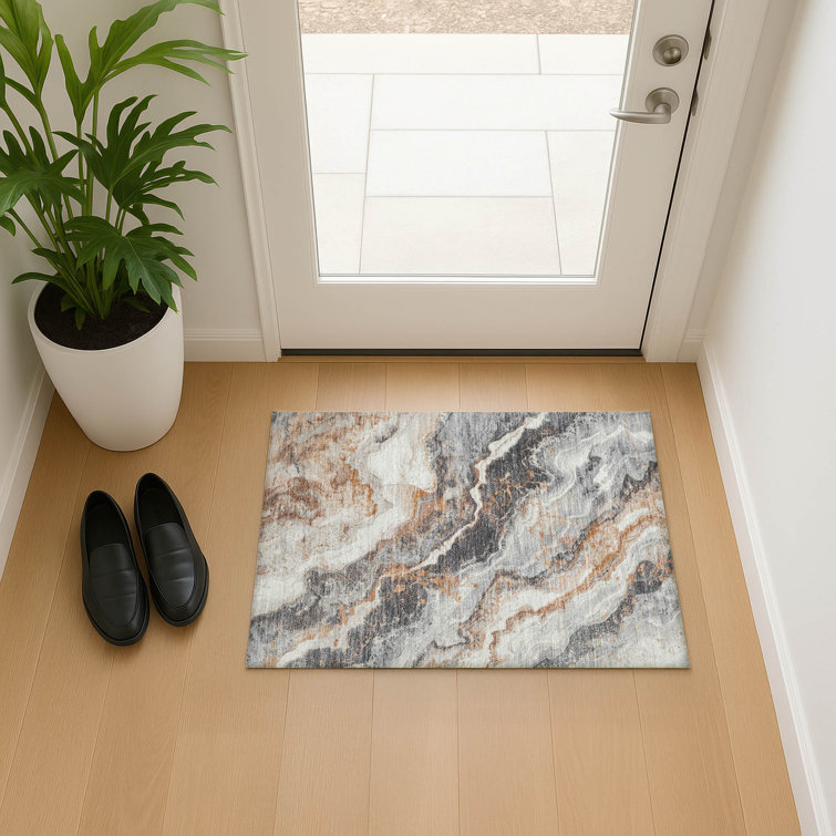 Premium Machine Washable Varroville AMF1709 Abstract Rug