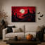 Art mural sur toile Spooky Coastal Graveyard and Lighthouse Under Halloween-178336498