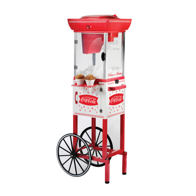 Nostalgia Coca-Cola Snow Cone Cart - 48 Inches Tall