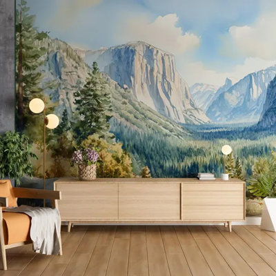 Murale Yosemite Valley