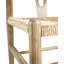 Chaise d'appoint en bois massif brun
