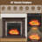 Mikiya Electric Fireplace with Mantel-1605696065