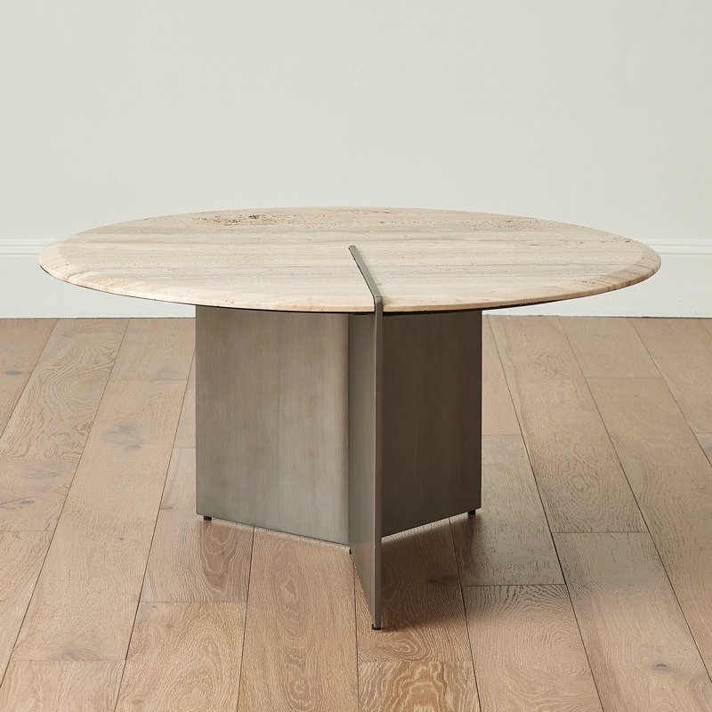 Sundial Stone Top Coffee Table