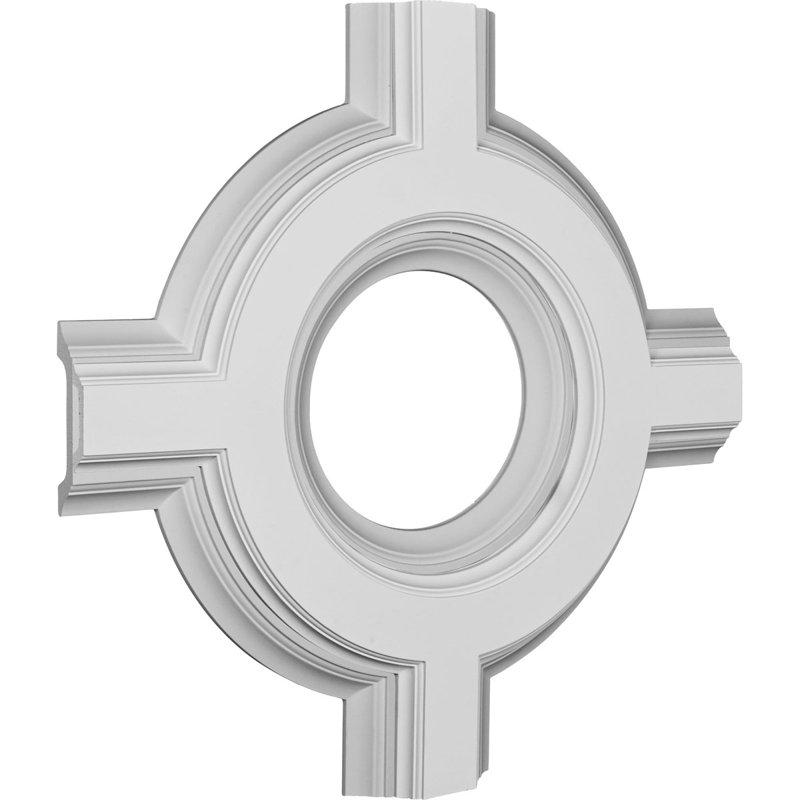 Intersection circulaire intérieure pour système de plafond à caissons de luxe de 8 po (ensemble)