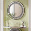 Miroir rond en cristal 33,46 "(85Cm)