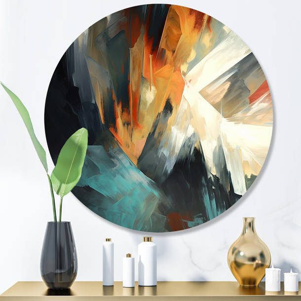 DesignArt Illusions Of Stained Glass On Metal Print & Reviews | Wayfair