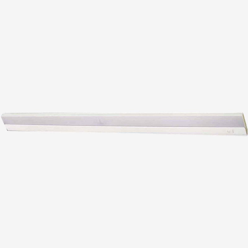 Luminaire fluorescent d'intérieur sous le meuble à 2 lumières avec diffuseur rectangulaire en acrylique blanc Volume 42,5 po Volume Lighting V6442 