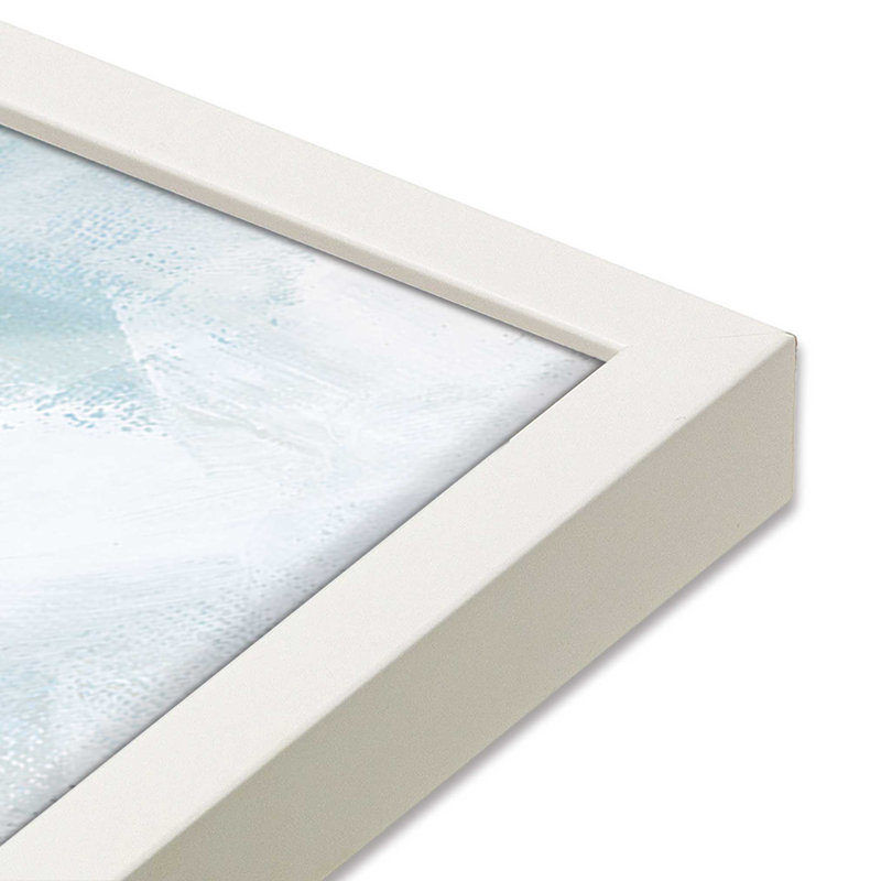 Imprimé Windswept Waters II, H 17 po x l 13 po, Blanc opaque