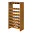 Armoire à vin 7 niveaux à finition chêne (35 bouteilles)