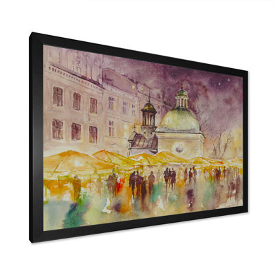 «Abstract Church of St. Wojciech Ii», impression sur toile