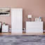 3 Piece Bedroom Set (2 Drawer Bedside Chest, 6 Drawer Chest, 2 Door 2 Drawer Wardrobe), (100% FSC)-1190913663