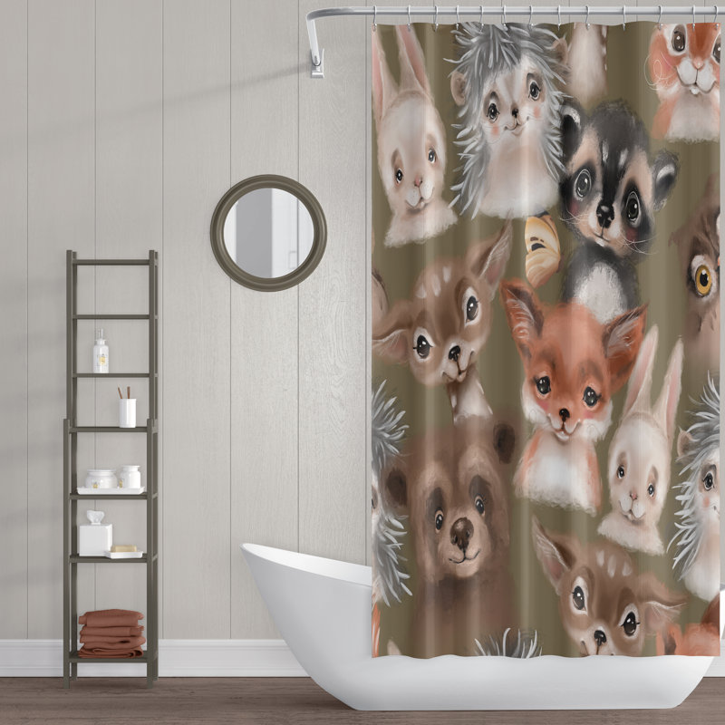 Harty Shower Curtain, 72" H x 70" W