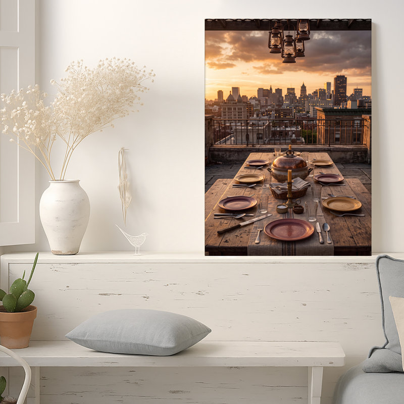 Art mural sur toile Rustic, H 18 po x l 12 po
