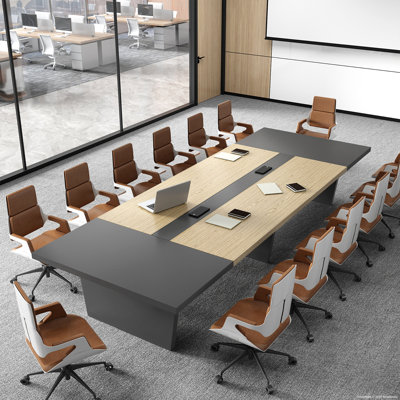 Modern Ergonomic Conference Table - Spacious, Durable, And Versatile Design