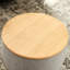 Repose-pieds rond avec rangement, fonction 2 en 1, table de bout avec repose-pieds-1667887069