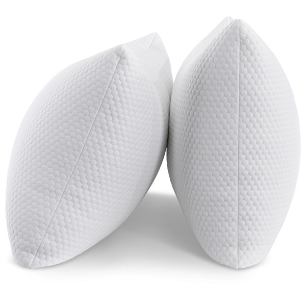 2025 Premium Blue Memory Foam Pillow - Breathable With Removable Washable Cover