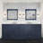 Double Bath Vanity with Carrara Marble Top-110912951