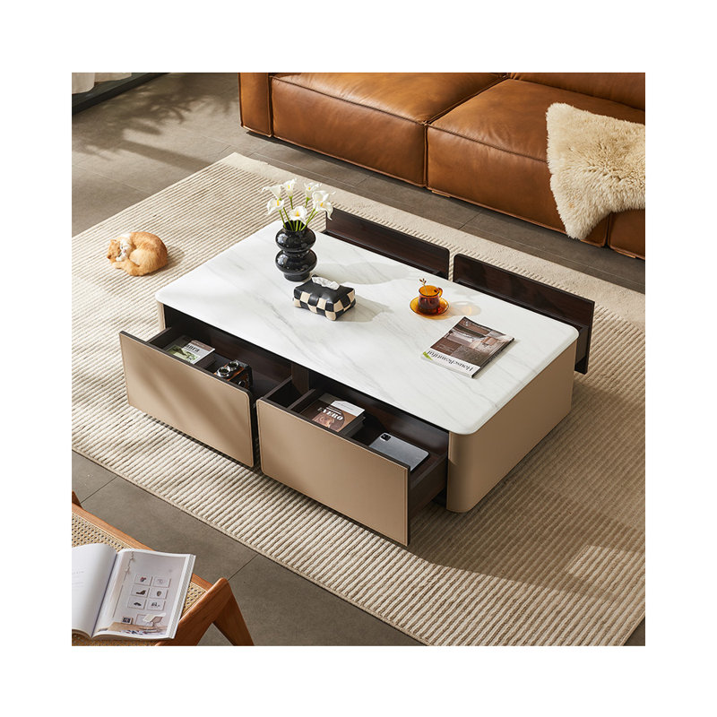 Table basse de style italien minimaliste