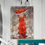 «Woman With Umbrella» par Alexander Gunin, art mural sur toile-28479765